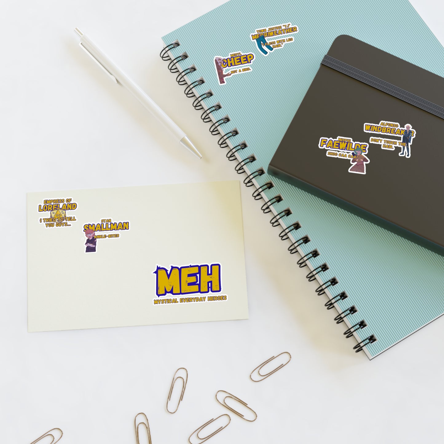 MEH Sticker Sheet — Season 1