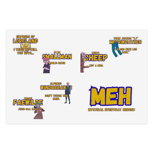 MEH Sticker Sheet —  Season 1